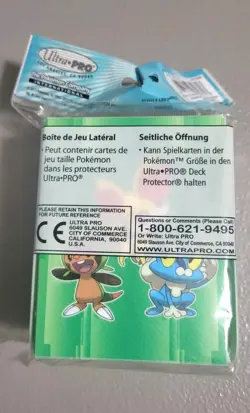 Ultra Pro Pokemon Chespin Deck Box Grass Green NEW Sealed - Image 2