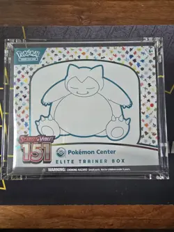 Scarlet & Violet 151 Pokemon Center Elite Trainer Box ETB + Acrylic Case Pokemon - Image 1