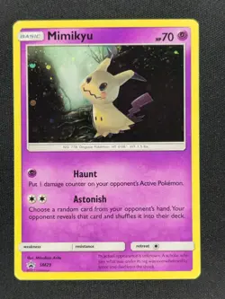 Mimikyu SM29 Pokemon Black Star Promo 2017 LP- 🔥🔥🔥 - Image 1