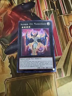 Number 104: Masquerade OP27-EN010 Super Rare NM Yugioh - Image 1