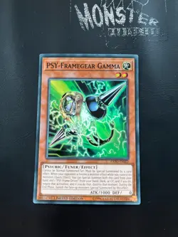 YUGIOH PSY-FRAMEGEAR GAMMA SUPER RARE EXFO-ENSE3 LIMITED EDITION - Image 1