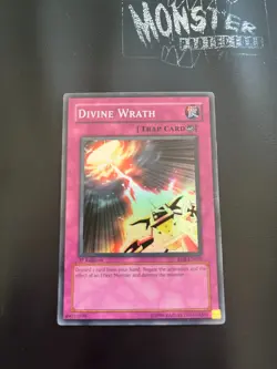 YUGIOH DIVINE WRATH SUPER RARE RDS-EN050 1ST EDITION PLAYED CONDITION - Image 1