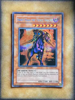 Yugioh Swift Gaia the Fierce Knight CT1-EN004 Secret Rare Limited Edition LP - Image 1