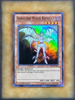 Yugioh Darklord Nurse Reficule DESO-EN048 Super Rare 1st Ed NM - Image 1