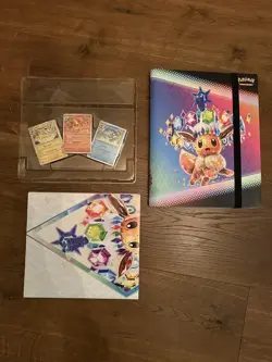 Prismatic Evolutions BINDER with POSTER and Promo Cards ONLY *NO PACKS* - Image 1