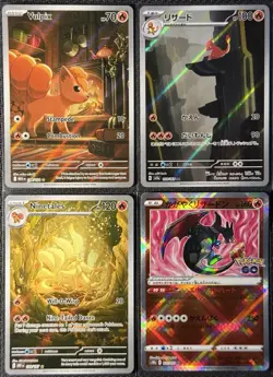 Pokemon TCG • 4x Card Lot • 'Rekindled Embers' Theme - Charizard & Ninetales •LP - Image 1