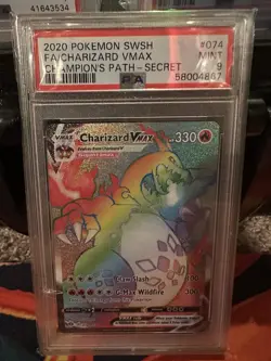 Pokemon TCG Charizard VMAX Champions Path Secret Rainbow Rare Card - Image 1