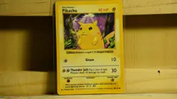 Pikachu 58/102 Shadowless Yellow Cheeks Base Set Pokemon Card LP - Image 1