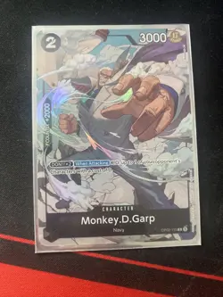 OP02-115 Monkey.D.Garp Rare Alternative Art One Piece TCG Card - Image 1