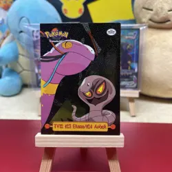 1999 Topps Pokemon TV Animation TV12 #23 Ekans / #24 Arbok rainbow +free card🔥 - Image 1