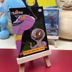 1999 Topps Pokemon TV Animation TV12 #23 Ekans / #24 Arbok rainbow +free card🔥 - Image 2