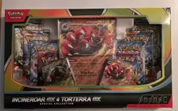 Pokemon Trading Card Game Incineroar ex & Torterra ex Special Collection Box NEW - Image 2