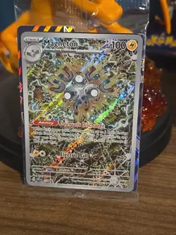 Pokemon TCG Magneton SVP 159 Surging Sparks Promo Card NM Condition, Sealed - Image 1