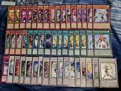 Yugioh 47 Card Synchron Deck Core Full Speed Warrior Fellowship Overtake - Image 1
