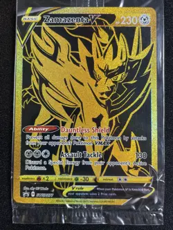 Sealed Promo: Zamazenta V SWSH077 Back Star Promo Pokemon Card, NM - Image 3