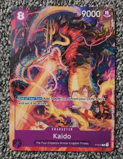 One Piece Kaido P-010 Tournament Promotion Cards NM Free Shipping - Image 1