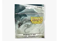 100 Dragon Shield STANDARD CLEAR PERFECT-FIT SIDELOAD SLEEVES CARD SLEEVES MTG - Image 1