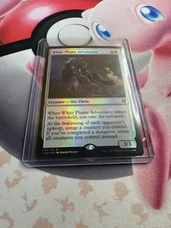 MTG White Plume Adventurer Battle for Baldur's Gate Foil Rare NM - Image 1