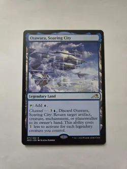 Otawara, Soaring City MTG single, Kamigawa: Neon Dynasty, rare 271/302 R NM - Image 1