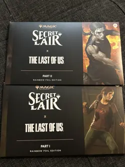 MTG PlayStation Secret Lair x The Last Of Us Part 1 & Part 2 Rainbow FOIL Sealed - Image 1