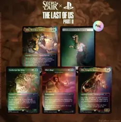 MTG PlayStation Secret Lair x The Last Of Us Part 1 & Part 2 Rainbow FOIL Sealed - Image 3