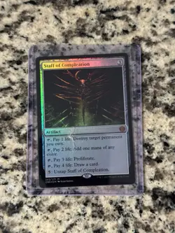 Staff of Compleation Phyrexia: All Will Be One Foil - Image 1