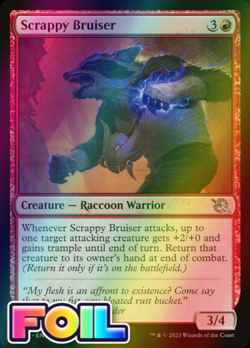 x1 Scrappy Bruiser MOM MTG 0162 FOIL UNCOMMON M/NM 1x - Image 1