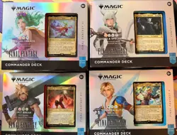 Brand New Sealed MTG Final Fantasy Collector Commander Decks Full Set - Image 1