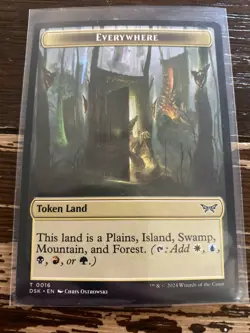 Everywhere Token Duskmourn: House of Horror Regular Magic The Gathering MTG - Image 1