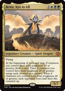 x1 Betor, Kin to All TDM Tarkir Dragonstorm MTG 172 MYTHIC M/NM 1x - Image 1