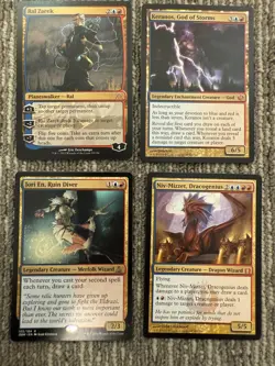 MTG Lot 4 Ral Zarek Keranos Jori En Niv-Mizzet Magic The Gathering UR Izzet - Image 1