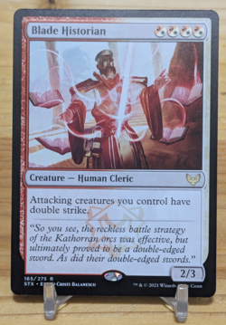 Blade Historian Strixhaven School of Mages Rare Human Cleric Magic The Gathering - Image 1