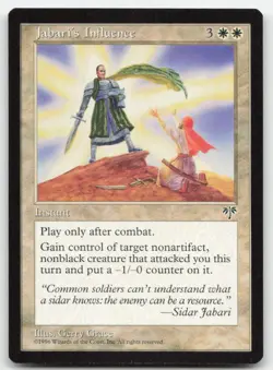 MTG Mirage Jabari's Influence RESERVED LIST LP - Image 1