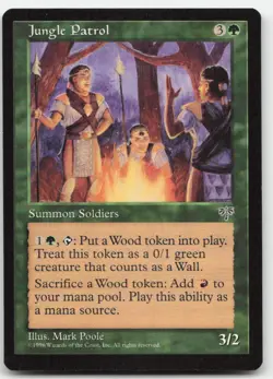 MTG Mirage Jungle Patrol RESERVED LIST LP - Image 1