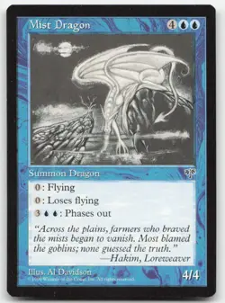 MTG Mirage Mist Dragon RESERVED LIST NM - Image 1
