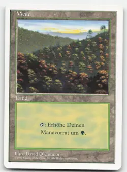 MTG Fifth Edition #448 Forest (German) LP - Image 1