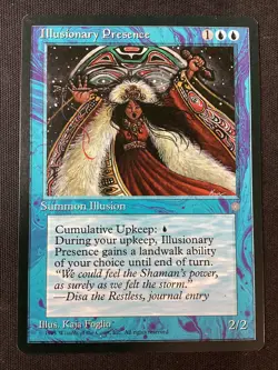 MTG Ice Age Illusionary Presence RESERVED LIST NM - Image 1