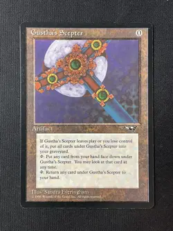 MTG Alliances Gustha's Scepter RESERVED LIST NM - Image 1