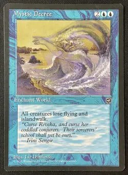 MTG Homelands Mystic Decree RESERVED LIST LP - Image 1