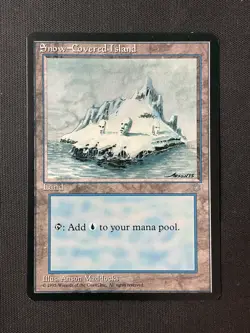 MTG Ice Age SNOW-COVERED ISLAND LP - Image 1