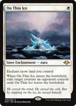 1 x On Thin Ice - Modern Horizons - NM-Mint - MTG - Image 1