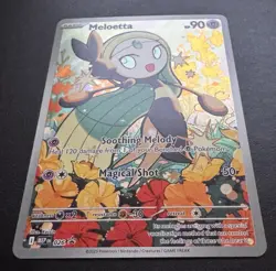 Meloetta 026 Illustration Rare Promo English Phantasmal Flames Pokemon TCG NM - Image 2