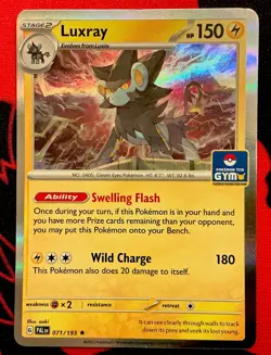 Luxray Stamped Asia Exclusive GYM 071/193 Pokemon TCG NM - Image 1