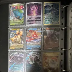 Pokemon TCG Mixed Card Binder (includes 20-40$ 2008 Dusknoir lvl gold X card) - Image 5