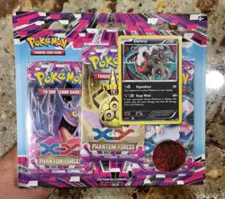 2014 Pokemon XY Phantom Forces 3 Pack Blister Darkrai XY22 Promo Gengar SEALED! - Image 4
