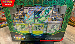 Pokemon TCG: Paldean Fates Meowscara ex Premium Col !!! 8 Packs! New Sealed (1x) 820650856341 - Image 1