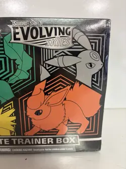 Pokemon TCG Sword and Shield Evolving Skies Elite Trainer Box ETB Factory Sealed - Image 2
