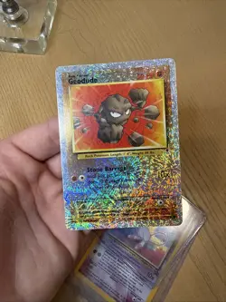 Pokemon Geodude Reverse Holo Foil - 77/110 Legendary Collection #77 MP - Image 2