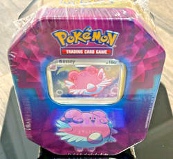 Pokemon TCG Blissy Cosmo Promo Tin Includes 3 New Booster Packs RARE Sealed! - Image 1