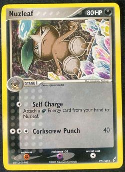 Nuzleaf #39 Pokemon Crystal Guardians 2006 NM - Image 1